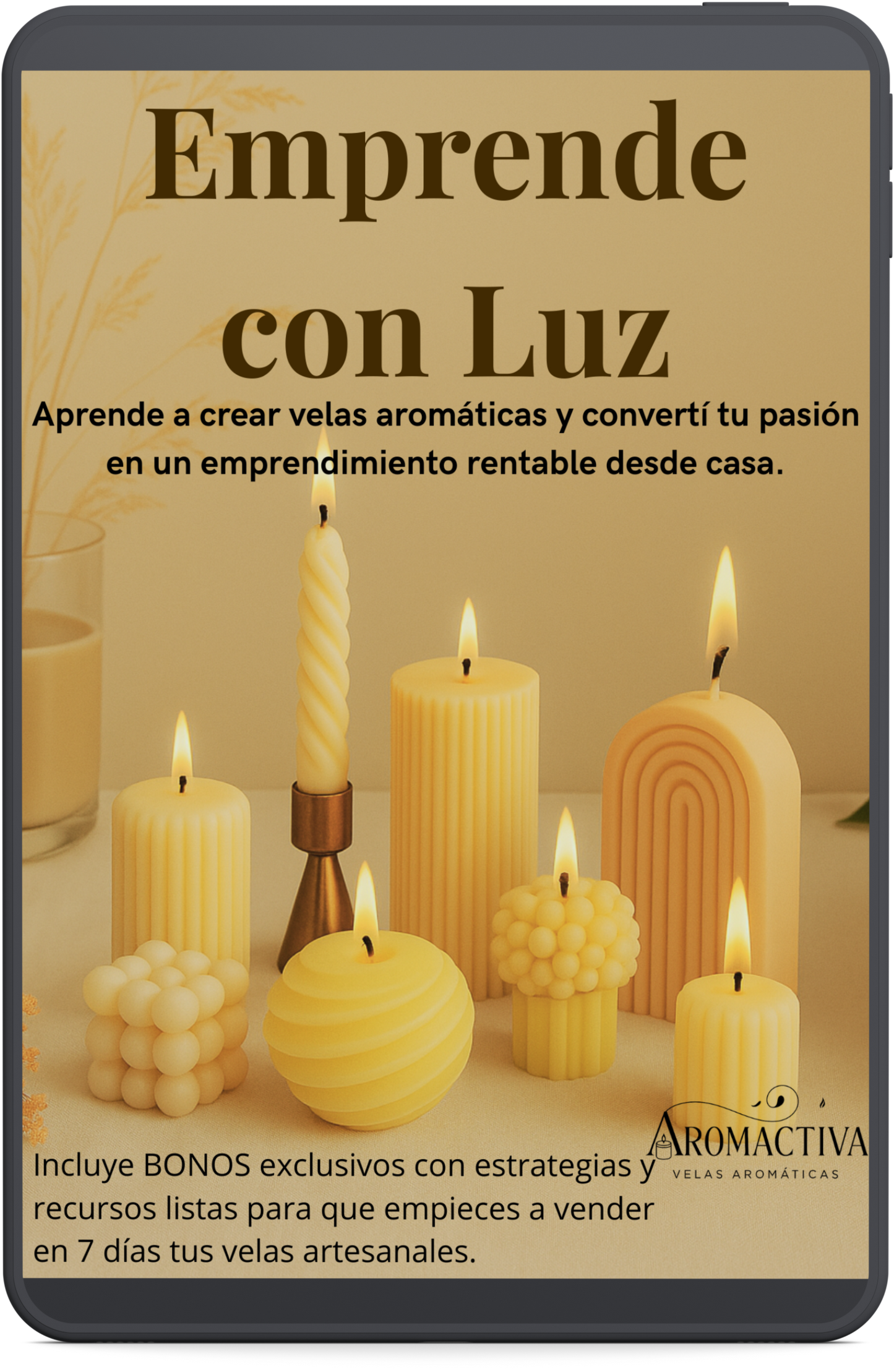 GUÍA COMPLETA PARA CREAR Y VENDER VELAS ARTESANALES